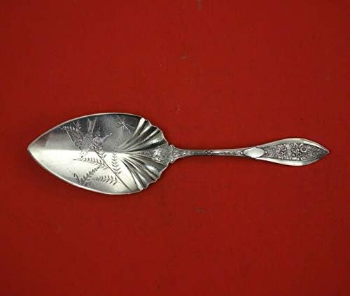 Montezuma tarafından Shiebler Gümüş Pasta Sunucu FH OLARAK Parlak Kesim Kuş Şube 9