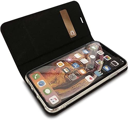 FULNES iPhone 14 Plus (2022) Flip Case Kılıf, iPhone 14 Plus 6.7 İnç için Hakiki Deri Darbeye Dayanıklı Folio Kickstand