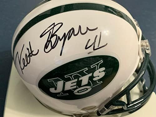 Keith Byars New York Jets İmzalı Riddell Mini Kask-İmzalı NFL Mini Kasklar
