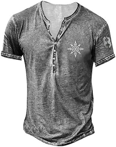 Kısa Kollu Retro Kolej Yaz Gömlek Erkekler Artı Boyutu Bölünmüş Boyun Gömlek Konfor Düğmesi Aşağı Serin Amerikan Bayrağı