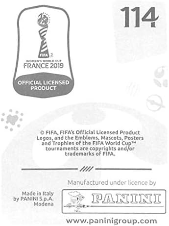 2019 Panini FIFA kadınlar Dünya Kupası Fransa Sticker 114 Lena Petermann Almanya Mini (Küçük) etiket Ticaret Kartı