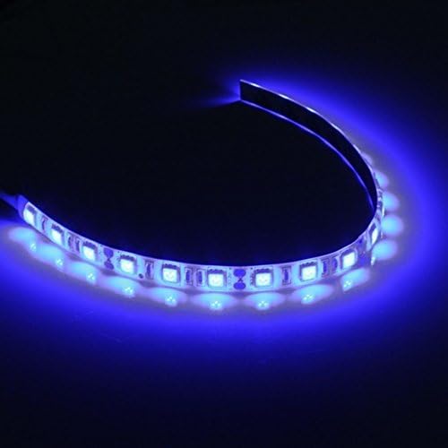 LED şerit ışık 5050 SMD, PC bilgisayar Kasası su geçirmez esnek şerit bant ışığı (mavi)