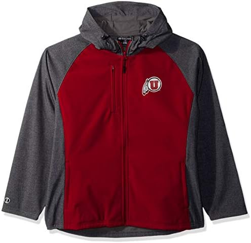 Ouray Spor NCAA Utah Utes kadın Akıncı Yumuşak yüzeyli ceket, Karbon Baskı / Kırmızı, Küçük