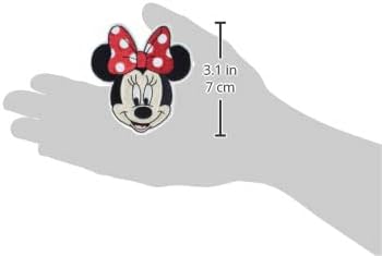 Sadelik Disney Minnie Mouse Demir On Aplike Yama Giysi, Sırt Çantaları ve Aksesuarları, 2.75 W x 3 L, Çok Renkli