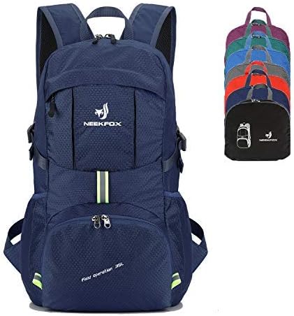 NEEKFOX Packable Hafif, Yürüyüş Sırt Çantası Seyahat yürüyüş sırt çantası, Ultralight Katlanabilir Sırt Çantası Kadın