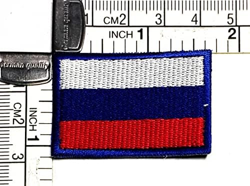 Kağıt mendil 1. 1X1.6 İNÇ. Mini Ülke Rusya Bayrağı Yama Ulusal Bayrak Yamalar DIY Kostüm Amblemi Üniforma Taktik Askeri