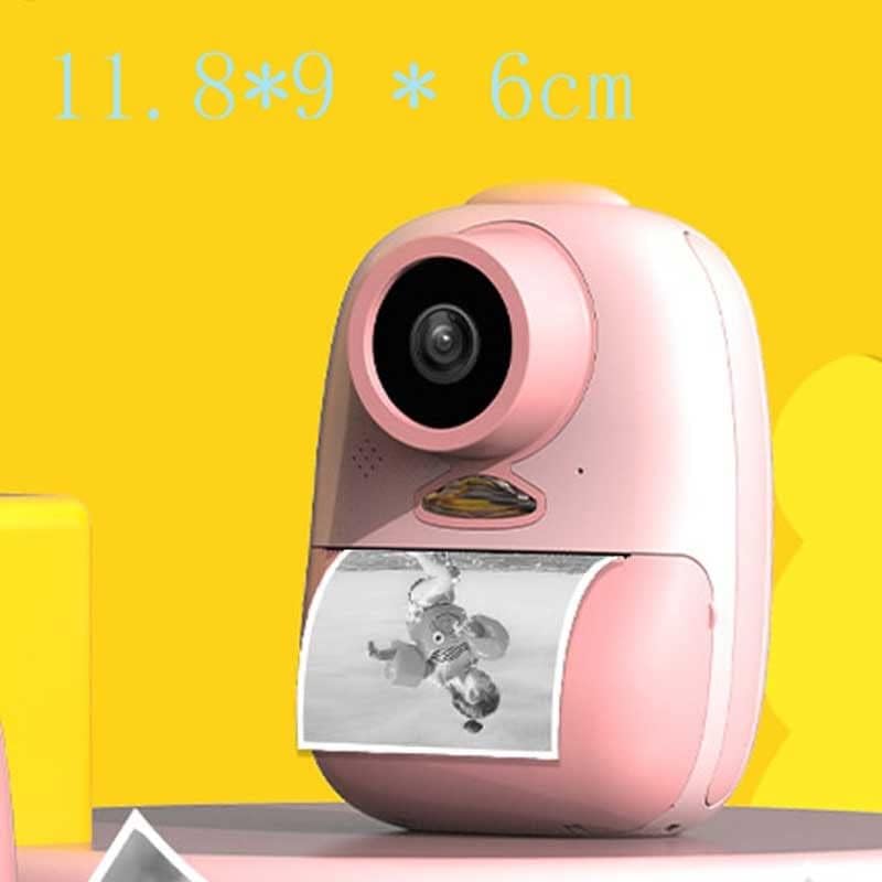 LUKEO Kamera Yazıcı Termal Yazıcı Kamera Çocuk Oyuncakları Mini Çocuk Kamera 2 İnç LCD Ekran Dijital Çocuk Kamera