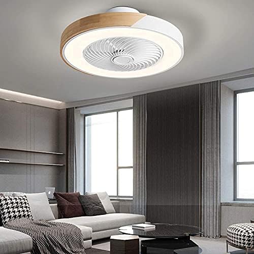 TSUSF Fan Avize, Led tavan vantilatörü ile lamba ışığı Kısılabilir Fan Tavan Lambası Ayarlanabilir Rüzgar Hızı Sessiz