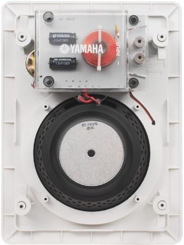 Yamaha NS-IW470 Özel Kurulum için 3 Yollu Duvar İçi Hoparlör (Beyaz, Çift)