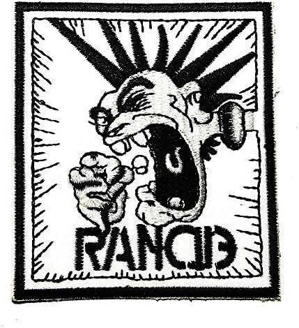 Müzik R Kırmızı Punk Rock Ska Punk pop-Punk Post-Punk Müzik Logosu Yama İşlemeli Dikmek Demir On Yamalar Rozeti Çanta