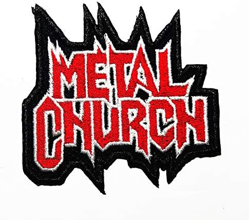 Müzik M Amerikan Ağır Metal Thrash Metal Hız Metal Güç Metal Grubu Müzik Logosu Yama İşlemeli Dikmek Demir On Yamalar