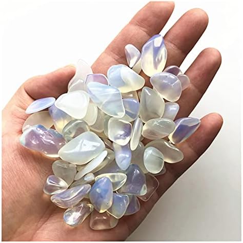 ERTİUJG HUSONG312 50g 8-12mm Doğal Opal Çakıl Toplu Eskitme Taşlar Kristal Şifa Reiki Doğal Taşlar ve Mineraller Kristal