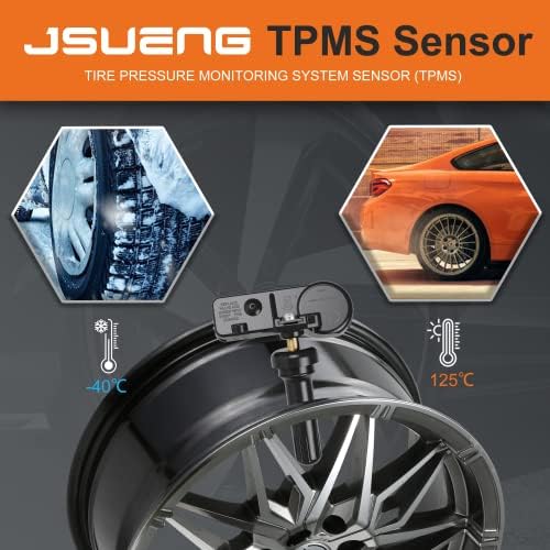 Jsueng TPMS Sensörü 433MHz Chrysler Dodge Jeep Ram Fiat için uygun, Lastik Basıncı izleme sistemi (TPMS) Sensörü Değiştirin56029398AB