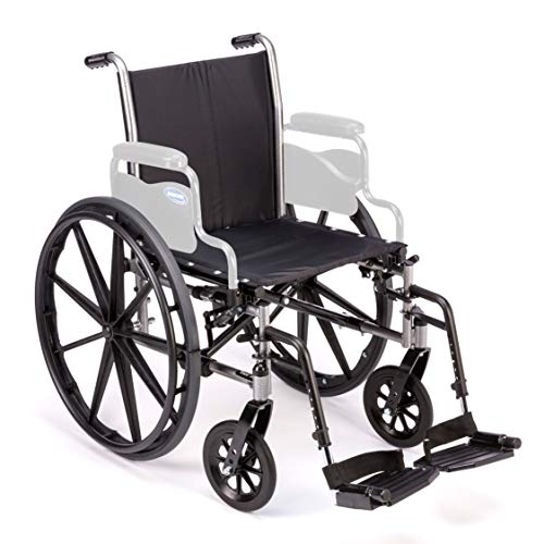 Yetişkinler için Invacare Tracer SX5 Tekerlekli Sandalye | Günlük Katlanır / 18 İnç Koltuk / Ayak Dayamaları ve Tam
