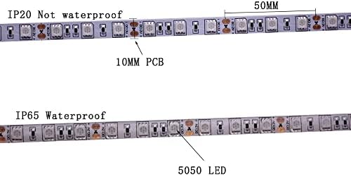TOPXCDZ 12 V 5 m UV Led şerit ışık 5050 SMD 60 leds/m 395-405nm su Geçirmez ultraviyole ışını mor bant lambası DJ
