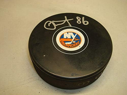 Nikolay Kulemin İmzalı New York Adalıları Hokey Diski İmzalı 1B İmzalı NHL Diskleri