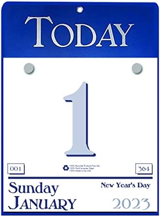 Doolittle Evi 2023 Günlük Bugün Takvimi, Yeniden Doldurulabilir, 6,5 x 9 inç, Ocak-Aralık (HOD310-23)