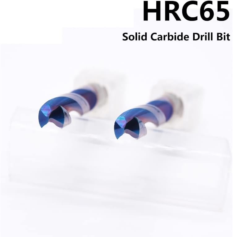 DAĞ ERKEKLER Büküm Matkap 1 ADET 1mm-16mm HRC65 Karbür Matkap Uçları, 3D Mavi Spiral Flüt Büküm Matkap Ucu için Sert