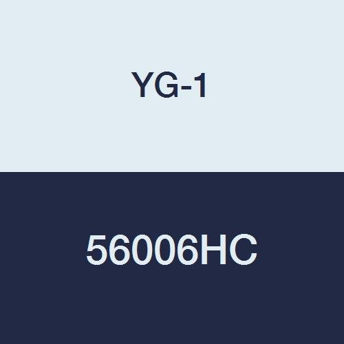 YG-1 56006HC HSS End Mill, 2 Flüt, Minyatür, Düzenli Uzunluk, Top Burun, Çift, TiCN Kaplama, 2-1/4 Uzunluk, 1/16