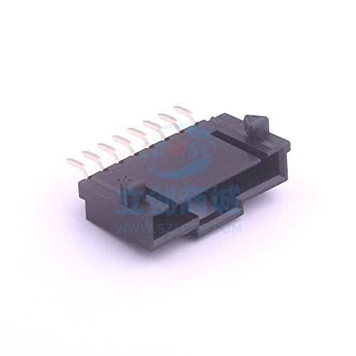 Adet 2.54 mm Tel-to-Board Konektörü 08P Tel-to-Board Konektörü SMD Başlık Erkek Pin 0.100 2.54 mm Pirinç X9556WRS-08-9TV01