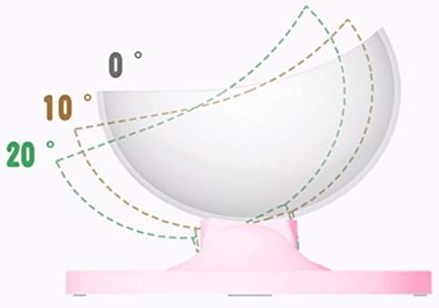 PetDream Küçük Yumurta Kabuğu Servikal Omurgayı Korumak için Çok Açılı Ayarlanabilir Kedi Kasesi Temizlemesi Kolay