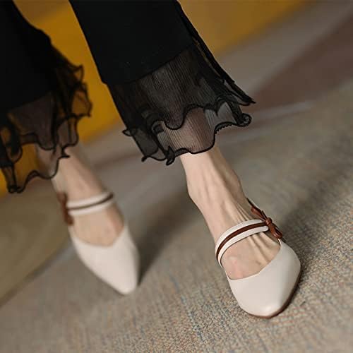 Kadınlar için sonbahar Ayakkabı Kadın rahat ayakkabılar Sonbahar ve Kış Moda Rahat Düz Renk Basit Yay Sivri Burun