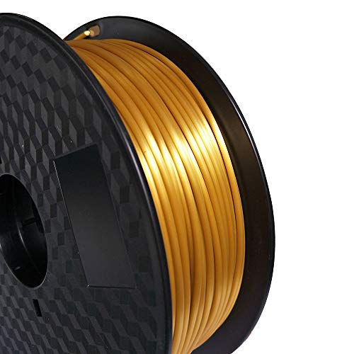 3D Yazıcı için Kehuashina PLA Filament 2.85 mm Çap-Parlak metalik parlaklık ipek altın Altın-1kg (2.2 LB) ipek Pla