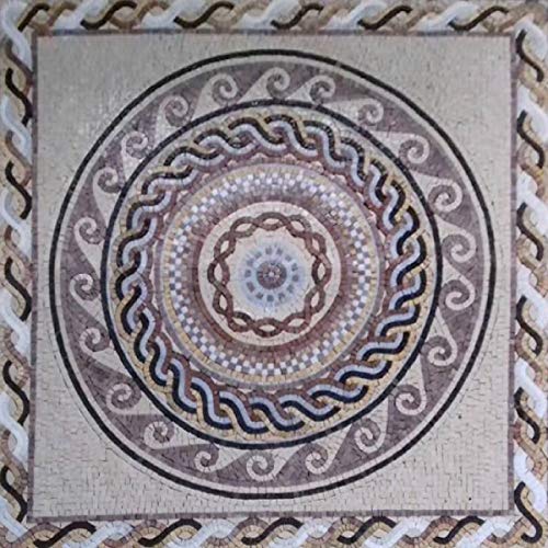 Çalkalanan Denizler Mozaik Tasarımı / Güzel Mozaik Sanatı | Mozaik Laboratuvarı Mozaik Tasarımları / El Yapımı Mermer