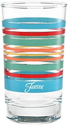 Resmi Lisanslı Fiesta Stripes 7 Onsluk Meyve Suyu Bardağı (4'lü Set) (Akşam Karanlığı)