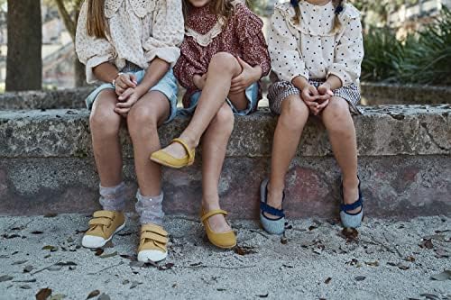 Childrenchic Mary Jane Cırt cırt Askılı Daireler-Okul, Düğün ve Gündelik Giyim için Kız Çocuk Ayakkabıları (Bebek,