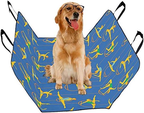 ENEVOTX Köpek Koltuğu Kapağı Özel Jimnastik Sanat El-Boyalı Spor Baskı Köpekler için Araba Koltuğu Kapakları 100 %