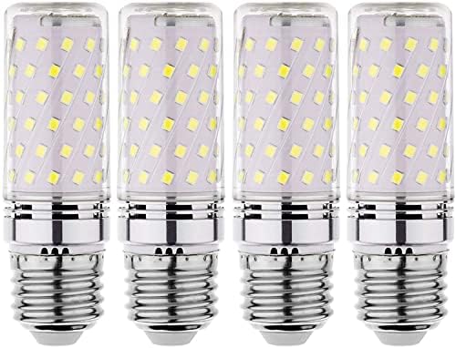 LEKE E26 LED Ampul 80 W-100 W Eşdeğer LED Ampul 1000 Lümen Kısılabilir E26 Ampul 8 W 6000 K Beyaz (4 Paket)