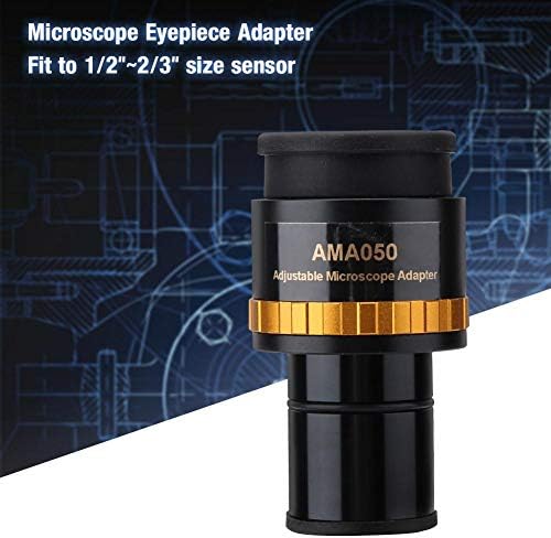 Mercek Adaptörü, AMA050 Ayarlanabilir 23.2 Mercek Mikroskop Mercek Adaptörü Mercek Mikroskop Endüstriyel