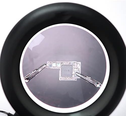 JUIYU mikroskop aksesuarları kiti masaüstü büyüteç ışık 18 W büyüteç lamba fit için mikro-oyma takı yapımı İzle elektronik