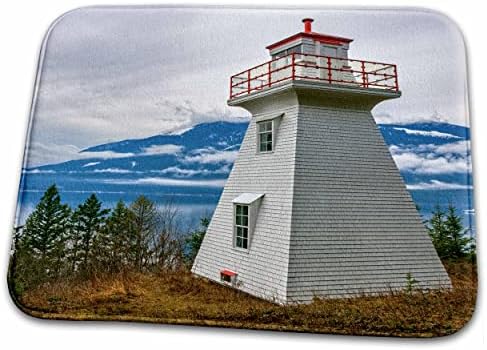 3dRose Pilot Bay Deniz Feneri, Britanya Kolombiyası, Kanada-Banyo Banyo Halısı Paspasları (kilim-226705-1)