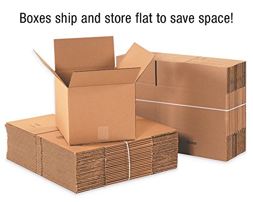 7 x 7 x 6 Oluklu Mukavva Kutular, Kraft, 25'li Paket, Nakliye, Paketleme ve Taşıma için, İsteğe Göre Nakliye Malzemeleri