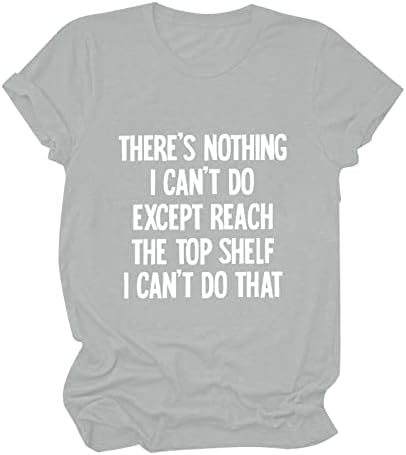Gri Crewneck T Shirt Genç Kız Sonbahar Yaz Kısa Kollu Mektup Grafik Gevşek Fit Komik Bluzlar Tees Bayan OV XL