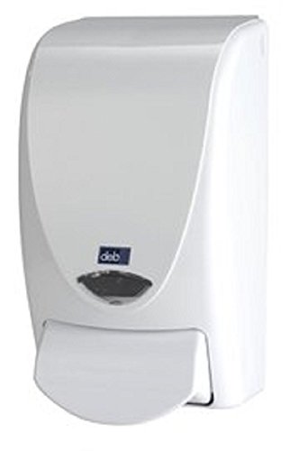 Deb Group WHB1LDS 1 Litre Dispenser Beyaz Proline Curve 1000 Köpük Sabun-2'li Set