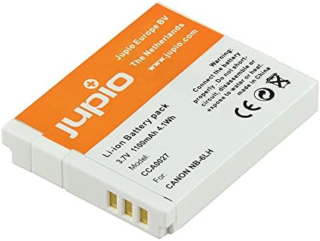 Jupio dijital kamera Yedek canon için pil NB-6LH, Gri (CCA0027)