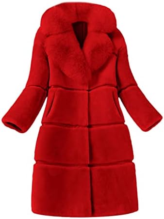 Kadın Faux Ceket Zarif Kalın Sıcak Moda Giyim Uzun Sahte Ceketler peluş Ceket Sıcak Ve Yumuşak kışlık palto Bayan