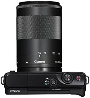 Canon EOS M10 Aynasız Kamera Kiti EF-M 15-45mm f / 3.5-6.3 ve EF-M 55-200mm f / 4.5-6.3 Görüntü Sabitleme STM Lensler