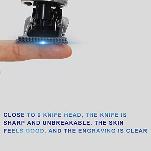 Erkek Saç Kesme Makinesi Düzeltici T Bıçak Akülü Saç Kesimi Seti Çelik Bıçak Bıçağı, Şarj Edilebilir 1000mA, 4 Kılavuz