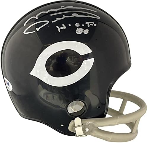 Mike Ditka İmzalı Chicago Bears Mini Kask (PSA) - İmzalı NFL Mini Kaskları