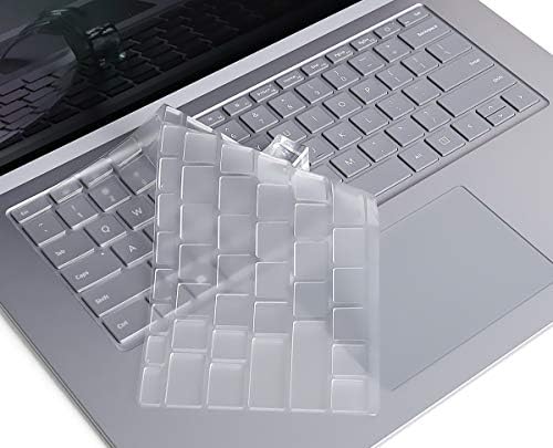 Microsoft Surface Laptop için CaseBuy Ultra İnce Klavye Kapağı 5 4 3 13.5 & 15 2022-2019, Yüzey Dizüstü 5 4 3 Klavye