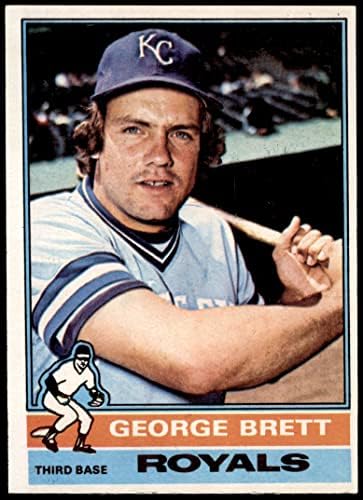 1976 Topps 19 George Brett Kansas City Royals (Beyzbol Kartı) ESKİ / MT Royals