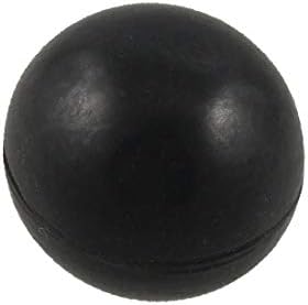 X-DREE Topu Şekilli 10mm Konu İç Çapı Siyah Metal vida somunu (Bola en forma de rosca de 10mm Diámetro iç Tornillo