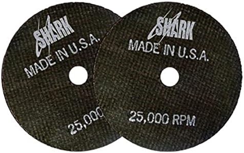 Köpekbalığı Kaynağı 12713 Köpekbalığı Kesme Tekerlekleri, 4 inç x 1/16 inç x 3/8 inç, 50'li Paket, 54 Taneli