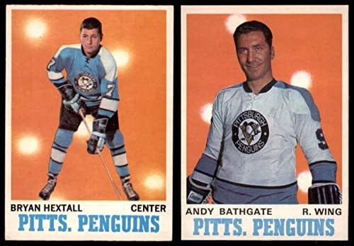 1970-71 O-Pee-Chee Pittsburgh Penguenleri Takım Seti Pittsburgh Penguenleri (Set) ESKİ / MT Penguenleri