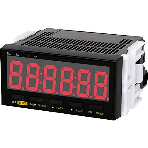 Shımpo DT-501XD-FVT Panel Metre Takometre, 9-35 VDC Powered, Analog Çıkış Terminal Bloğu Bağlantısı ile, Takometre